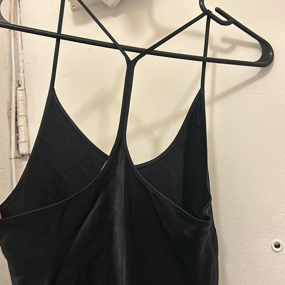 Mid calf length silk black dress - Picture 3 of 3